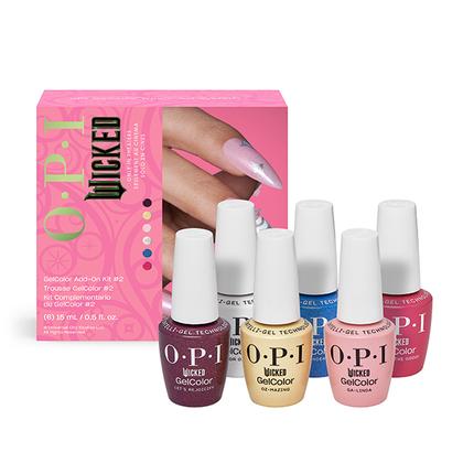 OPI x WICKED GELCOLOR KIT 2 - 6 PC